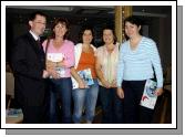 Mayo Sports Partnership 2007 Special Participation Grant Scheme recipients pictured in Breaffy International Sports Hotel, some of the recipients with Gerry McGuinness L-R; Margaret Howley,  Angela Kearns, Liazanne Donnelly, Maeve Tierney: .Photo  Ken Wright Photography 2007 