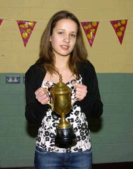 Talented singer Caoimhe Mahon from Parke winner of the Slow Airs trophy at a recent Feis Ceoil. Click for more photos from Parke from Ken Wright.