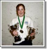 Castlebar Racquetball Club athlete Majella Haverty who became All Ireland Champion in Womens Novice Singles and Girls under 16s singles at the All Ireland Racquetball Championships recently held in Kingscourt. .Photo  Ken Wright Photography 2007.