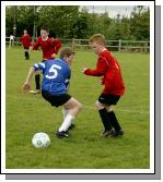 Ribena ToothKind FAI Schools Junior Soccer Competition 2007 held in Manulla Football Grounds.. St. Aidens N. S. Kiltimagh v Calry N. S. Sligo  Photo  Ken Wright Photography 2007. 