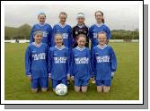 Ribena ToothKind FAI Schools Junior Soccer Competition 2007 held in Manulla Football Grounds.. Bohola N.S. Mayo Runners Up Small Schools Girls A Cup Photo  Ken Wright Photography 2007. 