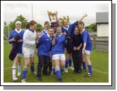 Ribena ToothKind FAI Schools Junior Soccer Competition 2007 held in Manulla Football Grounds. Claremorris N.S. Mayo Winners Large Schools Girls BCup  Photo  Ken Wright Photography 2007. 