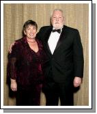 Castlebar Rugby Club Annual Dinner and Presentations held in Breaffy International Sports Hotel Carmel and Trevor Ardle (President Castlebar Rugby Club). Photo  Ken Wright Photography 2007. 