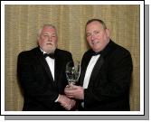 Castlebar Rugby Club Annual Dinner and Presentations held in Breaffy International Sports Hotel Trevor Ardle (President Castlebar Rugby Club)  making a presentation to Clubman of the Year Seamus King . Photo  Ken Wright Photography 2007. 

