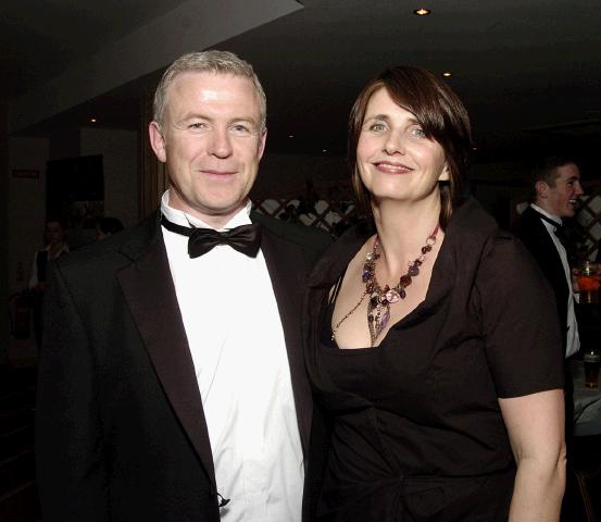 Castlebar Rugby Club Annual Dinner and Presentations held in Breaffy International Sports Hotel John Hannigan and Mary Nolan . Photo  Ken Wright Photography 2007. 