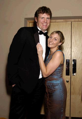 Castlebar Rugby Club Annual Dinner and Presentations held in Breaffy International Sports Hotel Paul Heverin and Liz Morrissey. Photo  Ken Wright Photography 2007. 