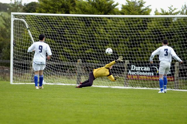 Ballina V Swinford  A Goal for Swinford in the first three minutes Photo Ken Wright 