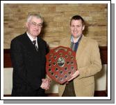 Mayo Schoolboys, Girls and Youths Presentations held in TF Royal Hotel & Theatre
Ballyheane under 14s Division1 winners, presentation to Tom Jennings (Coach) by Michael Fox (Registrar Mayo Schoolboys, Girls and Youths).  Photo  Ken Wright Photography 2007. 
