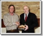 Mayo Schoolboys, Girls and Youths Presentations held in TF Royal Hotel & Theatre
Senior Boys Player of the Year presentation to Stephen Minogue representing James Minogue by Dave Breen (Secretary Mayo Schoolboys Girls and Youths).Photo  Ken Wright Photography 2007. 
