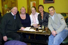 Castlebar Tennis Club Table Quiz - team photos from Ken Wright.