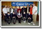 Castlebar Credit Union School Quiz held in Davitt College 
Winners Junior Section from St. Patricks NS Front L-R: Ammar Viajanjue, Philip Brody, Stephanie Gaughan (Teacher), Ray Howley, Kevin Canning. Back L-R: John OBrien (CU), Jimmy Murphy (CU), Bridie Clarke (CU) , Patricia Walsh (CU), Michael Murray (CU), Paddy Glynn (CU), Harry Canning (Teacher), Maura Lavelle (CU), John Walsh (CU). Photo  Ken Wright Photography 2007.
