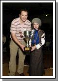 Buaiteoir - AithriseoireachtPictured in Breaffy GAA Clubhouse at the Mayo GAA Scr na bPist FinalsPiaras ORaghallaigh with Niamh N Mhurra  Scoil osa, Bal tha hAmhnais L-R: Photo  Ken Wright Photography 2007.      