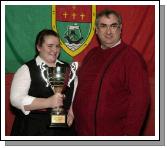 Ag baint sult as an lPictured in Breaffy GAA Clubhouse at the Mayo GAA Scr na bPist Finals Stephanie and PJ Hayes.  Photo  Ken Wright Photography 2007.      