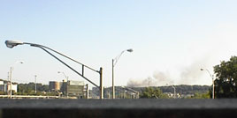 The Pentagon on Fire photographed by MM