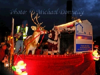 Castlebar Mens Shed provided the transport for Santas appearance in Castlebar at the official turning on of the Castlebar newly Extended Festive lighting on the Mall Castlebar. Photo: © Michael Donnelly