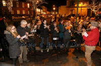  The Castlebar Town Band in action at the switching on of the Castlebar newly Extended Festive lighting on the Mall Castlebar. Photo: © Michael Donnelly