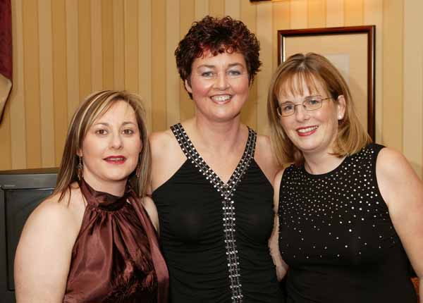 Caroline Mallee, Mary Lammond and Deirdre Sheridan, pictured at the GMIT Castlebar Christmas Party in Breaffy House Hotel and Spa, Castlebar. Photo Michael Donnelly 