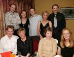 Group from Baxter Castlebar pictured at their Christmas Party in Breaffy House Hotel and Spa, Castlebar, front from left: Anne Biggins, Caroline Nestor,  Sara Jennings, and Mary Begley, at back: Michael Horan, Bernie Harrington, Thomas Grufferty,  Florrie Burns,  and Jimmy Burns. Photo Michael Donnelly

