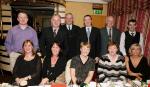 Group from Castlebar Gardai pictured at their Christmas Party in Breaffy House Hotel and Spa, Castlebar, from left: Tony and Martina Hennelly, Evelyn and Henry Gill, Jim Daly, Martin and Maureen McHugh, Tommy and Maura Fleming and Keith Coleman and Hilary Keane. Photo Michael Donnelly