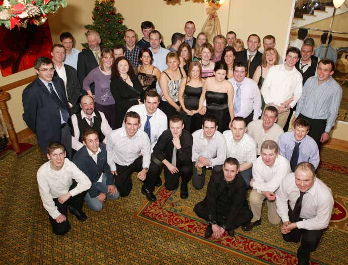 Group from Jackson Engineering, Moneen Castlebar, pictured at their Christmas Party in the Filte Suite, Welcome Inn Hotel, Castlebar. Photo Michael Donnelly