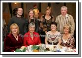Local Employment staff pictured at their Christmas Party night in the Welcome Inn Hotel Castlebar, front from left: Ann Conroy, Rita Moore, Kathleen Morley, and Ann Broderick at back: Breffni Lennon, Kate O'Sullivan, Geraldine Farragher, and John Campbell. Photo:  Michael Donnelly