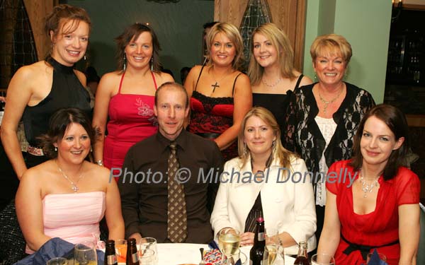 HSE group from Hill House, Castlebar pictured at their Christmas Party night in the Welcome Inn Hotel Castlebar, front from left: Orla Dempsey, Paddy Martin  Rachel Curry an Elaine Costello; at back Breege Moran, Mary Mallee, Catherine English, Claire Riordan and Teresa Toolis. Photo:  Michael Donnelly