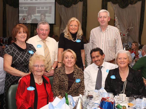 Pictured at the Welcome Inn Hotel Staff Party "Blast from the Past" At back from left:- Bernie Murray Jimmy Murray, Margo Livingstone, Ger Sheridan
Front; Mary Livingstone, Regina Livingstone, Philip & Joan Atkins. Photo: � Michael Donnelly
