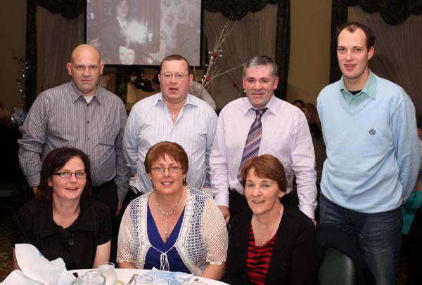 Pictured at the Welcome Inn Hotel Staff Party "Blast from the Past" At back from left:- Michael  Moran, John Keane,Tom Ryder, and Ronan Bourke;
Front; Marie Moran, Mary Fadigan Helen Ryder. Photo: � Michael Donnelly

