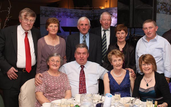 Pictured at the Welcome Inn Hotel Staff Party "Blast from the Past" At back from left:Liam Gillard, Mary Gillard, Michael Walshe, Martin Hopkins, Maura Lavelle, Michael Lavelle; Front; Celia Walshe, Mick Tolan, Eileen Tolan, Tess Hopkins