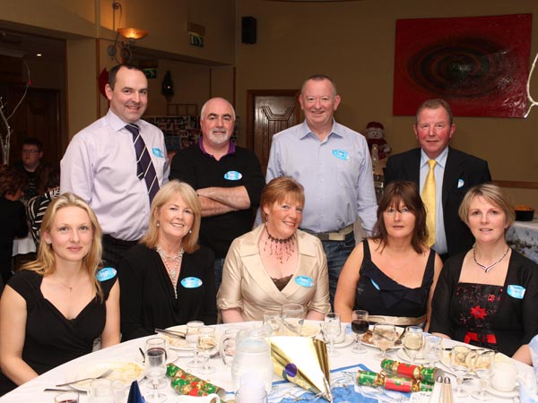 Pictured at the Welcome Inn Hotel Staff Party "Blast from the Past" At back from left: Noel Brett, Noel McManamon, Rod Tobin, Vincent O'Donnell
Front; Nicky Brett, Catherine O'Malley, Noran Conway, Bridie Maree, Carmel Shovelin
