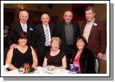 Pictured at the Welcome Inn Hotel Staff Party "Blast from the Past" At back from left: Ritchie Duffy, John Moylette , Patsy Cawley, Michael Rice; Front; Mary Duffy, Mary Moylette, Ann Rice.Photo:  Michael Donnelly
