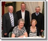 Pictured at the Welcome Inn Hotel Staff Party "Blast from the Past" At back from left: Back; Michael Hopkins, Tom Neary, Michael Neary; Front; Mary Neary, Mary Hopkins. Photo:  Michael Donnelly