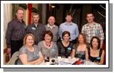 Pictured at the Welcome Inn Hotel Staff Party "Blast from the Past" At back from left:  Paraic Connor, Christy Walshe, Lam Foy,  Larry Hughes, Noel Moran
Front; Denise Foy, Mary Walshe, Mary Connor, Bernie Hughes, Mary Moran. Photo:  Michael Donnelly
 
