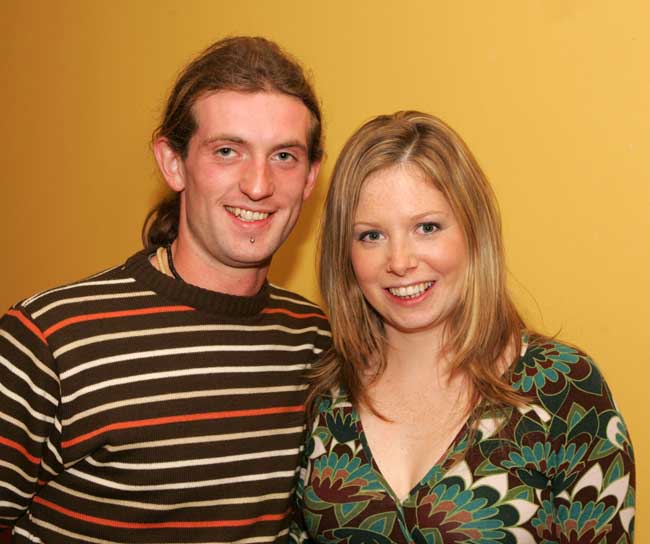 Fergal Kelly and Eileen Rogan, Ballyhaunis, pictured at the Des Bishop show in the TF Royal Theatre Castlebar.  Photo: Michael Donnelly.