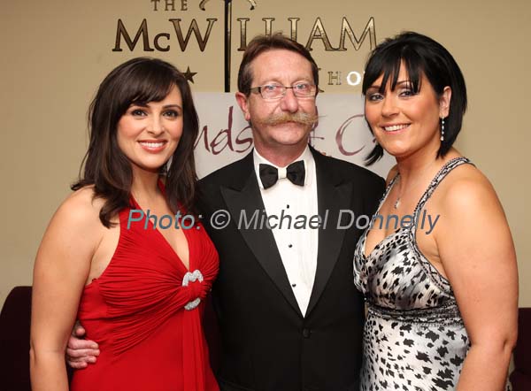 Pictured at The Friends of CF "Black Tie Ball" in the McWilliam Park Hotel, Claremorris, from left: Gr�inne Seoige, (Special Guest)  Brendan Canway Dublin and Martina Jennings, co-founder of Friends of Cystic Fibrosis.Photo: � Michael Donnelly