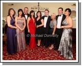 Pictured at The Friends of CF "Black Tie Ball" in the McWilliam Park Hotel, Claremorris, from left: Anne Connelly, Caroline Murphy, Mike Morris, Gr�inne Seoige, (Special Guest);  Catherine Connolly, Tom Connoly,  Siobhan Connolly, Jarlath and Martina Jennings. Photo: � Michael Donnelly 