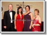 pictured at The Friends of CF "Black Tie Ball" in the McWilliam Park Hotel, Claremorris, from left: Dr Michael ONeill, Consultant Paediatrician, Grinne Seoige, (Special Guest); Lorna OConnor, CF Nurse, and Marie Fraser