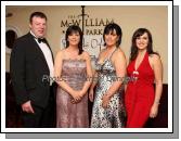 Pictured at The Friends of CF "Black Tie Ball" in the McWilliam Park Hotel, Claremorris, from left: Brendan and Caroline Murphy, Martina Jennings, co-founder of Friends of Cystic Fibrosis and Grinne Seoige, (Special Guest). Photo:  Michael Donnelly