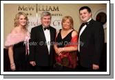 Anna, Michael, Carmel and Richard Burke, Ballinrobe pictured at The Friends of CF "Black Tie Ball" in the McWilliam Park Hotel, Claremorris.Photo: � Michael Donnelly