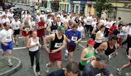Walkers and runners in Saturday's DeCare Road Race and Walk in Claremorris. Click photo for more from Michael Donnelly