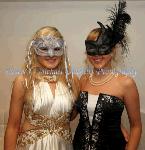 Ballyhaunis ladies, Maria Connnolly and Lydia Concannon pictured at The Masquerade Ball in the Royal Theatre Castlebar in aid of the Irish Cancer Society and Officially Sponsored by Tia Maria. Photo: © Michael Donnelly Photography