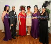 Westport group pictured at The Masquerade Ball in the Royal Theatre Castlebar in aid of the Irish Cancer Society and Officially Sponsored by Tia Maria, from left: Natalie Mooney, Michael  Sengupta, Jenny Murray,  Eilish Crossan, Charolette  Murray and Ann Walsh. Photo: © Michael Donnelly Photography