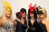 Pictured at The Masquerade Ball in the Royal Theatre Castlebar in aid of the Irish Cancer Society and Officially Sponsored by Tia Maria, from left: Sinead McTigue and Maura Courell, Castlebar; Lorraine Maloney, Islandeady, and Sharon Ralph, Castlebar. Photo: © Michael Donnelly Photography