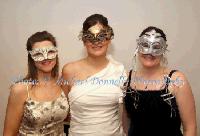 Teresa Kearns, Balla, pictured with Louise Maloney, and Angela Kearns Balla at The Masquerade Ball in the Royal Theatre Castlebar in aid of the Irish Cancer Society and Officially Sponsored by Tia Maria. Photo: © Michael Donnelly Photography
