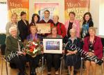 Charlestown Groups - Charlestown Active Retirement group (award winner for group run by older people)  and St Josephs Secondary School  (Living Scenes intergenerational Programme of Learning) pictured at the Mayo's Golden Years Awards 2010 at Homecare Medical Supplies Ballyhaunis in association with Mid West Radio, front l-r Elsie Jackson, Evelyn O'Hara, Mary Duffy,  Sr. Moira, and Kitty Walsh; back l-r  Gerardine O'Mahony, Dr. Mary Surlis, NUIG; Olivia Hanley. Conor Finn, Kath Ryan, Catherine Harrington, and Rebecca Leneghan. Photo:Michael Donnelly,
