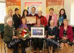 Charlestown Groups - Charlestown Active Retirement group (award winner for group run by older people)  and St Josephs Secondary School  (Living Scenes intergenerational Programme of Learning) pictured at the Mayo's Golden Years Awards 2010 at Homecare Medical Supplies Ballyhaunis in association with Mid West Radio, front l-r Elsie Jackson, Evelyn O'Hara, Mary Duffy,  Sr. Moira, and Kitty Walsh; back l-r  Gerardine O'Mahony, Dr. Mary Surlis, NUIG; Olivia Hanley. Conor Finn, Kath Ryan, Catherine Harrington, and Rebecca Leneghan. Photo:Michael Donnelly,
