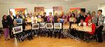 Award winners and finalists pictured at the Mayo's Golden Years Awards 2010 at Homecare Medical Supplies Ballyhaunis in association with Mid West Radio front from left: Outstanding Achievement Award- Frank Molloy (Proinnsias O Maolmhuaidh), Convent Rd, Claremorris,  Mary Sweeney,
Judges Special Award, Ann Bourke, Ballyheane, Castlebar; Good Carer Award - Ann Corduff, Rossport, Ballina; Good Volunteer Award -John Farmer, Kilmaine Rd, Ballinrobe; Good Citizen Award - Oliver Browne, The Neale, Co. Mayo 
Bridget Bell, Gardenfield, Hollymount, Co. Mayo Finalist Good Volunteer
 
Rita Higgins, Cararhan, Balla Finalist Good Neighbour; Bridie Padden, Attymass, Co. Mayo  Finalist Good Volunteer 
Ena Kelly, Ballina, Artistic Achievement Finalist;  At back from left:Teresa Dempsey;  
Peter McGuinness, Homecare Medical Supplies; 
Good Neighbour Award -Tom Nyland, Pontoon Rd, Castlebar; Tommy Marren, Mid West Radio MC; Mary Lily Mangan, Meedoran, Geesala, Ballina finalist Good Citizen.
Martin Curry,. Westport Artistic Achievement finalist; Margaret ,,,,,,,,,,,,,,,
 Patrick McDonnell, Lahardane, Good Neighbour finalist; Eileen Noone,Lahardane;
Bridget Togher, Ballycroy Good Volunteer Finalist
Elsie Jackson , Kath Ryan, Evelyn O'Hara. Kitty Walsh Catherine Harrington, Charlestown Active Retirement Group “ Award Winners in Group section;
Olivia Hanley, Mary Duffy,  Sr. Moira. Conor Finn, Dr. Mary Surlis. NUIG;...................RED 
Gerardine O'Mahony, St Joseph’s Secondary School, Charlestown /Living Scenes Intergenerational Programme  finalists in Group award;  
 and Mary McGuinness, Homecare Medical Supplies; Photo:Michael Donnell
