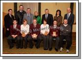 Moyne College, Ballina were runners up in the Mayo Mental Health Public Speaking project held in the Failte Suite, Welcome In Hotel, included in photo front from left:Leroy Nevin, Maria Foody, Craig Donnelly, Helena Hunter,  Alan McGinty and Eamon Nealon, Tutor; at back; At back members of Mayo Mental Health Association, Pat Morley, Michael McCormack Adjudicator; PJ McGrath, Chairman Mayo MHA, Dr. Fidelma Creaven
Consultant Psychiatrist;Christy Freyne Deputy Principal Moyne College, Gearidn N Ghrinil and Peter Glynn, AIB Bank (Sponsors). Photo:  Michael Donnelly