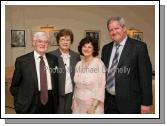Pictured at the informal dinner of Muintir Mhaigheo Galway and Dublin in Pontoon Bridge Hotel, Pontoon, from left: Donal and Teresa Downes, Muintir Mhaigheo Galway and Lidia and Barry McLoughlin, Ballina  Photo:  Michael Donnelly