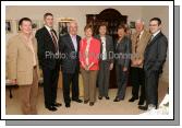 Pictured at the informal dinner of Muintir Maigheo Galway and Dublin in Pontoon Bridge Hotel, Pontoon, from left: Seamus Murray, chairman  Muintir Mhaigheo Galway; Michael Gilvarry, Michael Morley and Anne Marie Morley; Teresa Downes, Kitty and Sean McManamon, and John Sweeney. Photo:  Michael Donnelly 